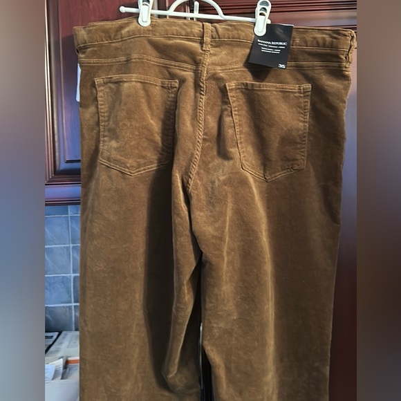 BANANA REPUBLIC high rise straight corduroy ankle pants size 35 - Picture 7 of 10
